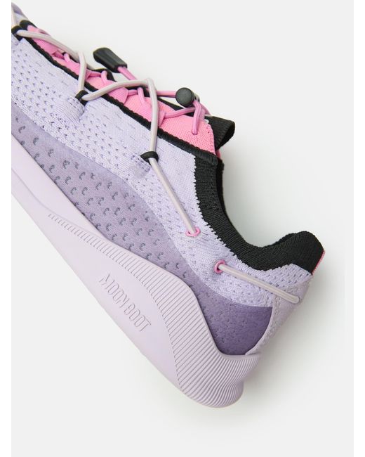 Moon Boot Purple Moonlight Knitted Sneakers
