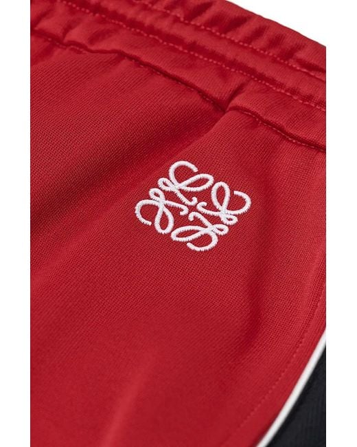 Loewe Red Technical Jersey Tracksuit Trousers for men
