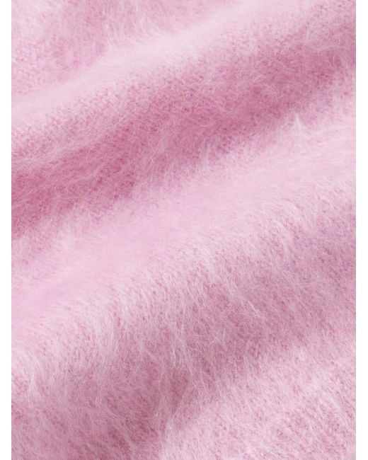 Lisa Yang Pink Fleece Cashmere Hat