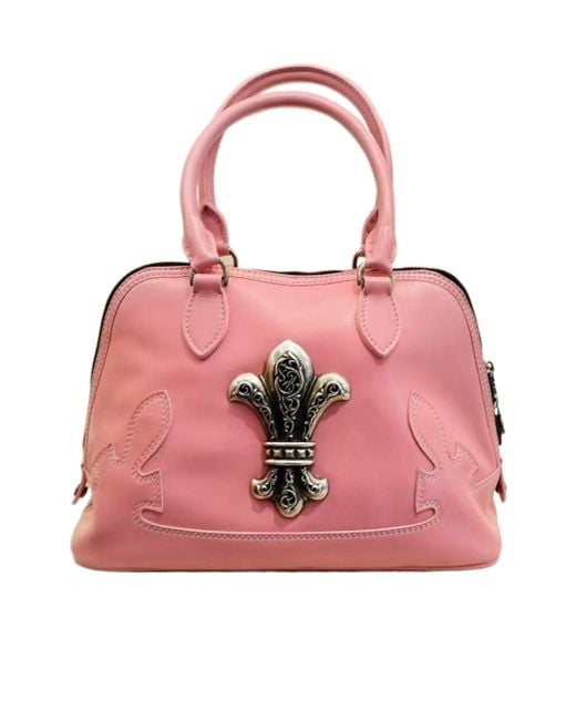 Chrome Hearts Pink Shell Handbag