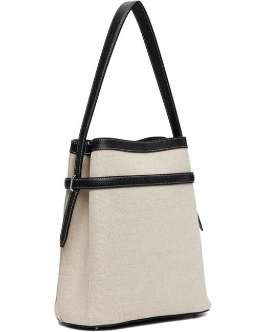 Totême White Lettering Shoulder Bag