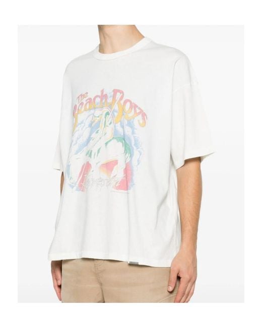 Represent White Short-Sleeved T-Shirt for men