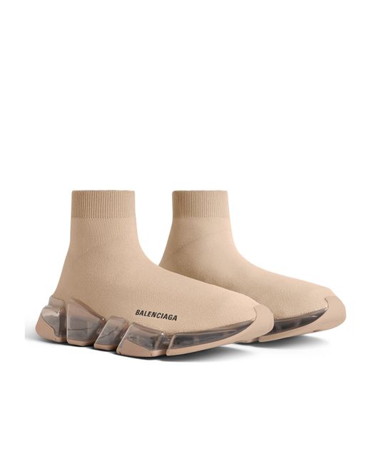 Balenciaga Natural Speed 2.0 Full Clear Sole Sneakers
