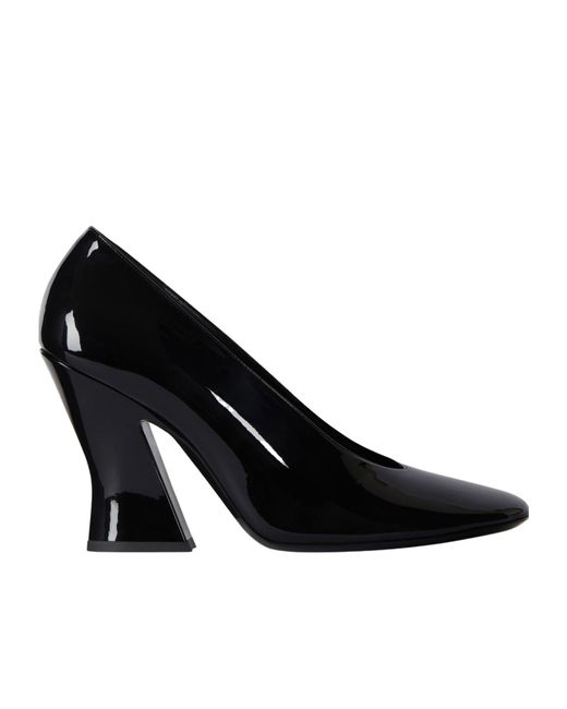 Givenchy Black Sculpted Pump Shoes