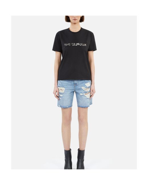 The Kooples Black Short-Sleeved T-Shirt