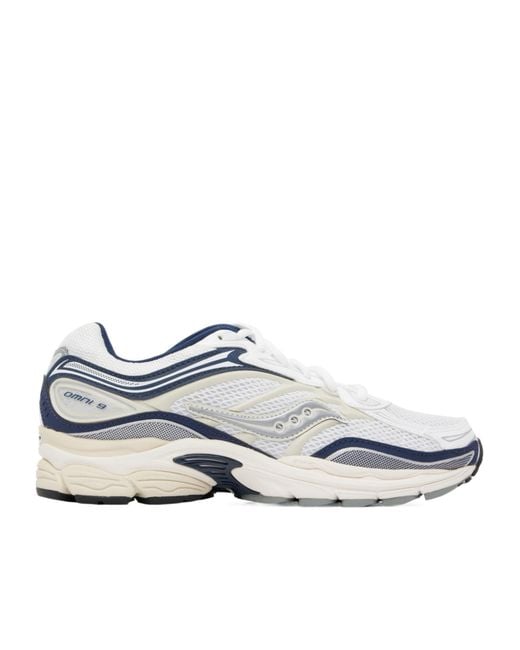 Saucony White Progrid Omni 9 Sneakers for men