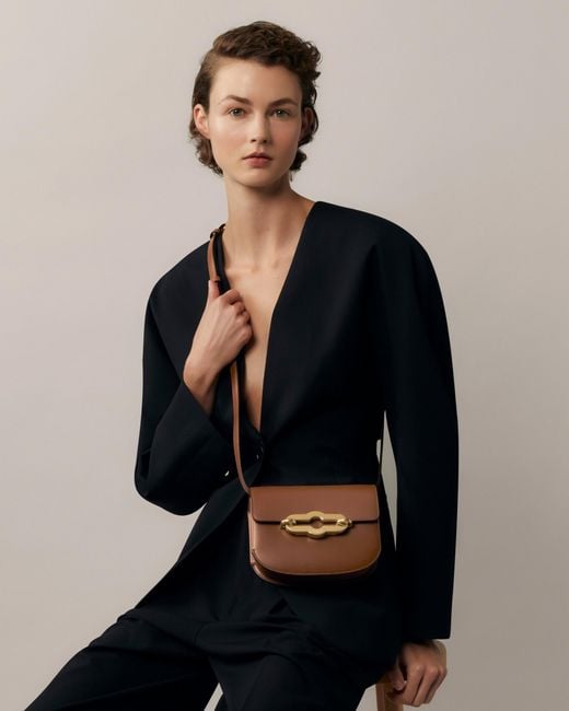 Mulberry Brown Small Pimlico Leather Satchel Bag