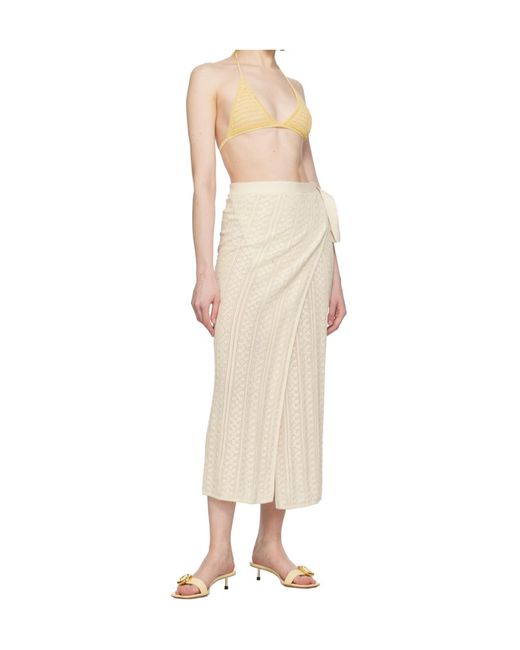 Paloma Wool Natural Lora Open-Knit Top