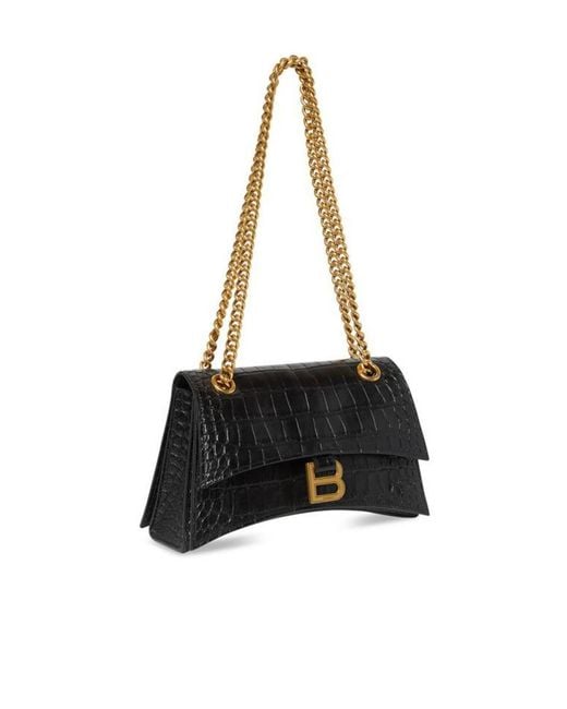 Balenciaga Black Crush Small Shoulder Bag