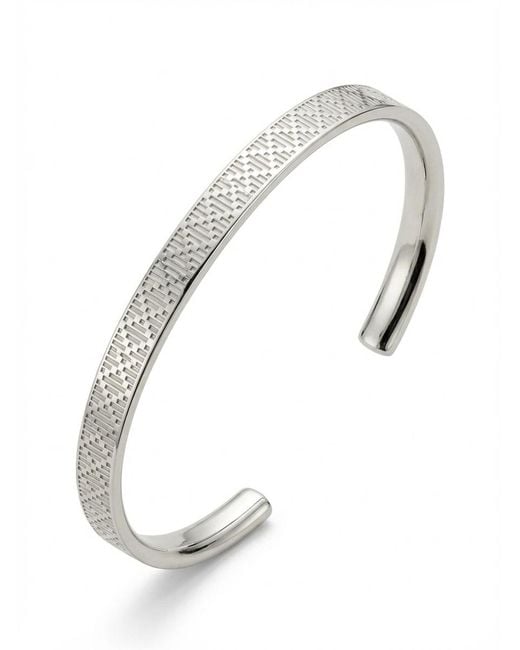 Gucci White Diamante Bangle Bracelet