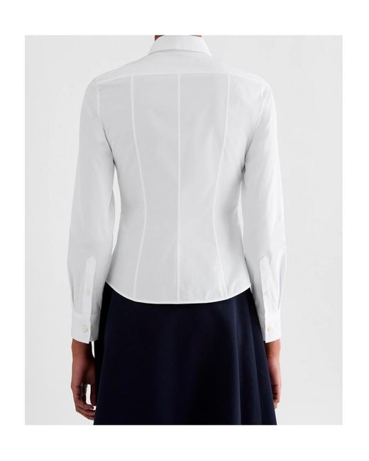 Jil Sander White Lightweight Cotton Poplin Shirt