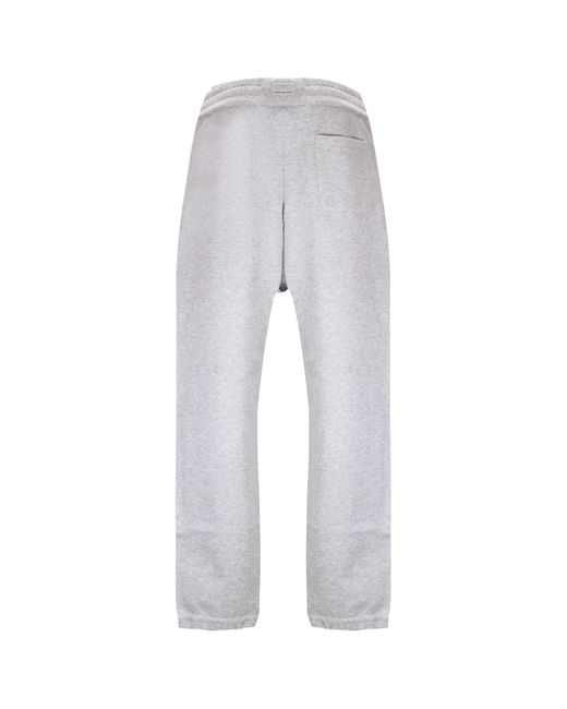 Zegna Gray Rubberised-Logo Track Pants for men