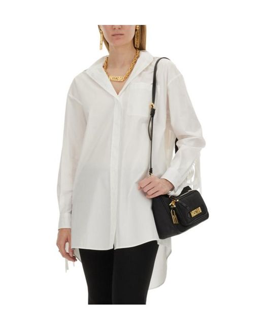 Moschino White Long-Sleeved Shirt