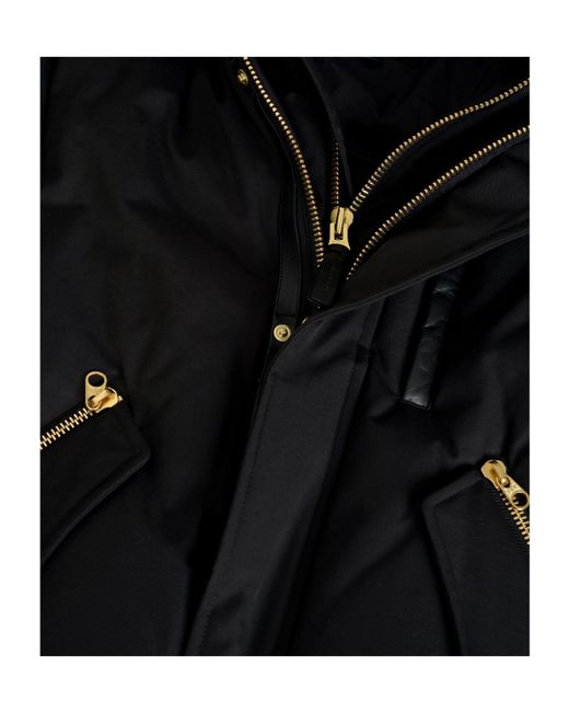 Mackage Black Long-Sleeved Cotton-Padded Jacket for men