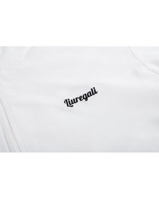 LIU REGALI White Hooded Long-Sleeved Casual Jacket for men