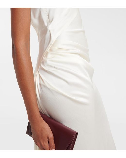 Victoria Beckham White Suspender Dress