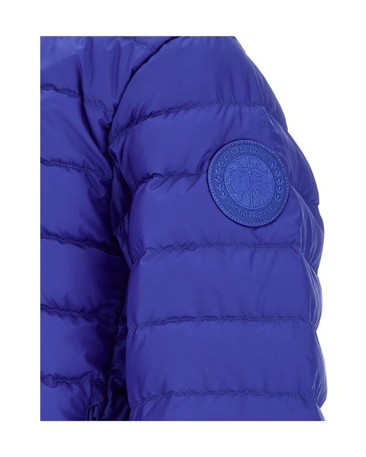 Canada Goose Blue Stratus Tonal Label Hooded Jacket for men