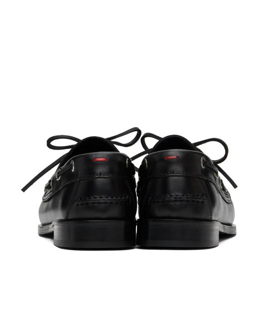 Aeyde Black Pleated Loafers