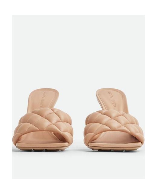 Bottega Veneta Metallic Padded Mule