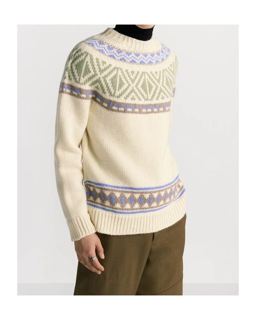 Dior White Mountain Sweater for men
