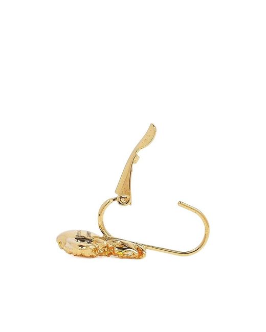 Vivienne Westwood Metallic Bas-Relief Earrings