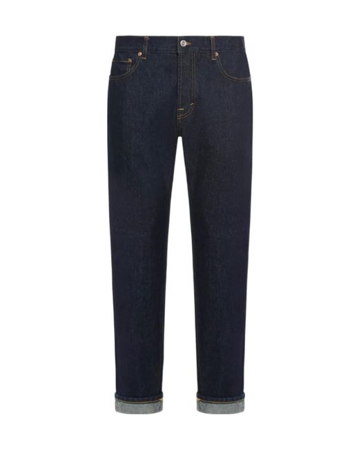 Department 5 Blue Jeans With Belt Loops for men