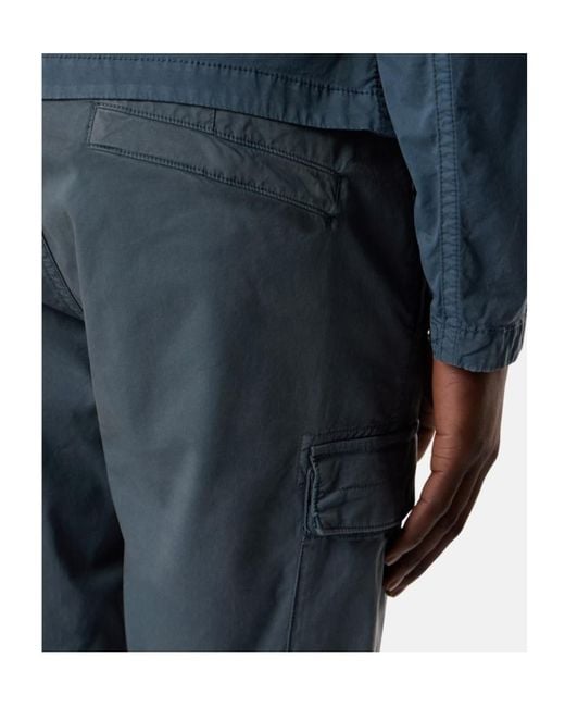 Stone Island Blue Regular-Tapered-Fit Cargo Trousers for men