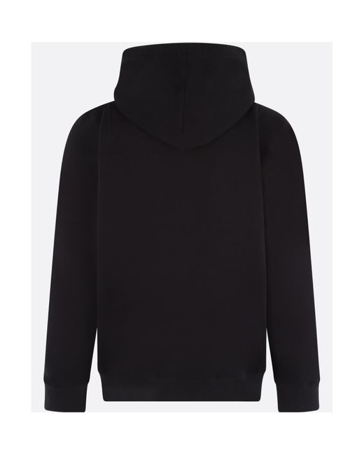 JORDANLUCA Blue Serpentine Cotton Hoodie for men