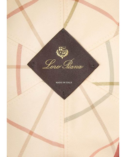 Loro Piana Brown Baseball Cap for men