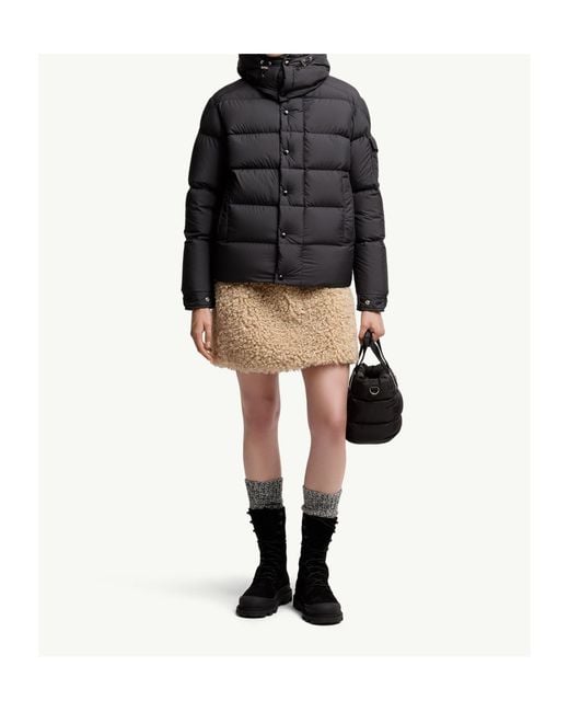 Moncler Black Maya 70 Hooded Short Down Jacket
