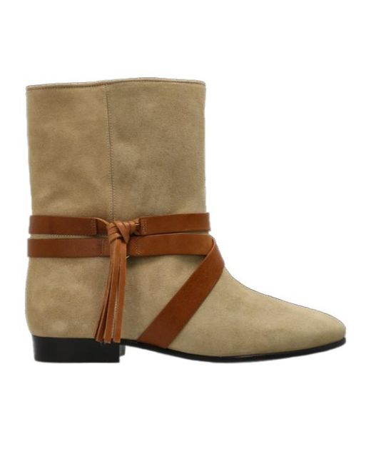Isabel Marant Natural Rejen Ankle Boots