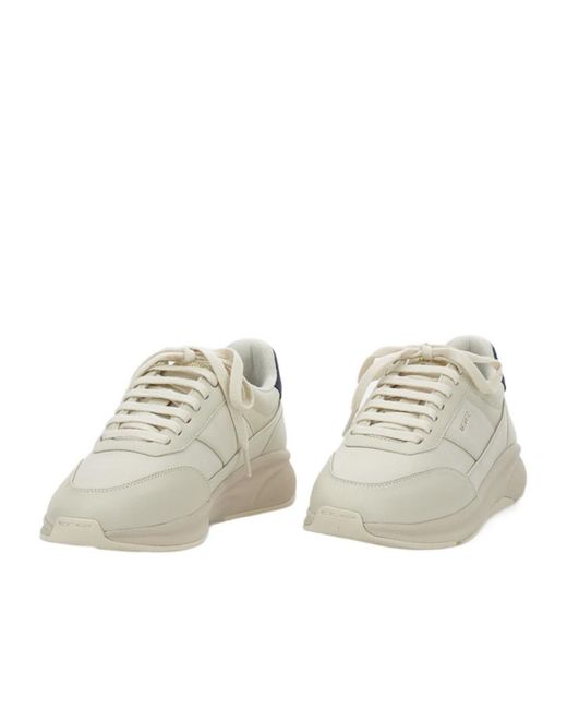 Axel Arigato White Genesis Neo Runner Lace-Up Sneakers for men