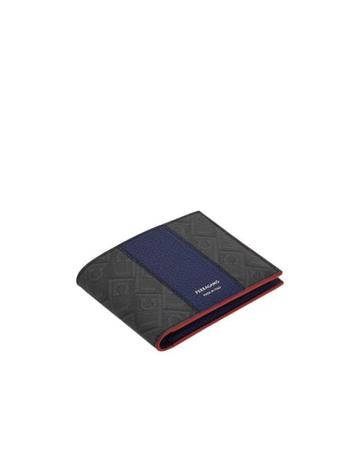 Ferragamo Black Ferragamo Monogram Wallet for men