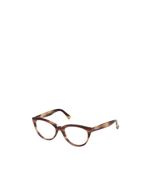Max Mara White Cat-Eye Glasses