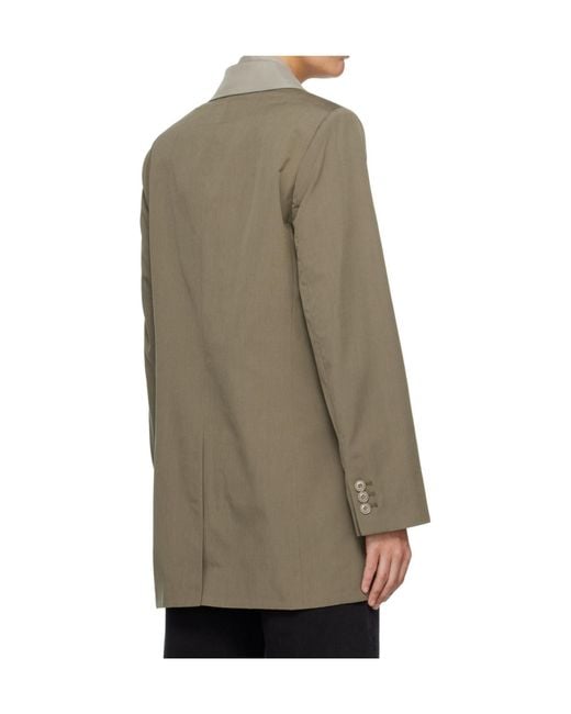 Our Legacy Natural Cruise Long-Sleeved Suit Jacket