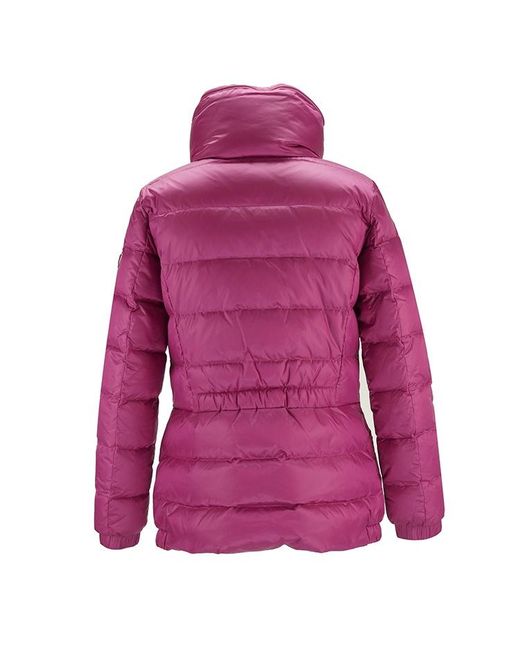 EA7 Pink Logo Details Down Jacket