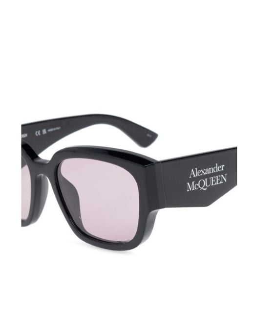 McQueen Multicolor Eyewear Square Frame Sunglasses