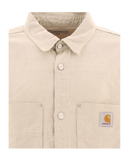 Carhartt Natural Walter Logo Patch Overshirt for men
