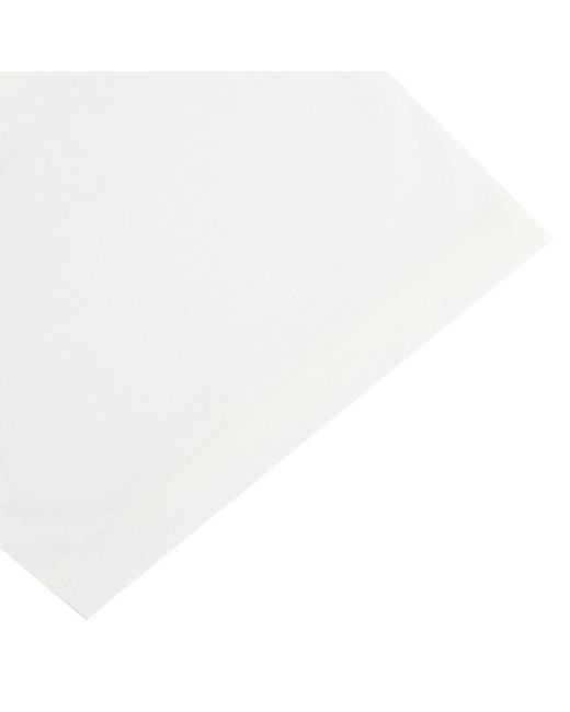 Moschino White Logo Printed Pattern T-Shirt