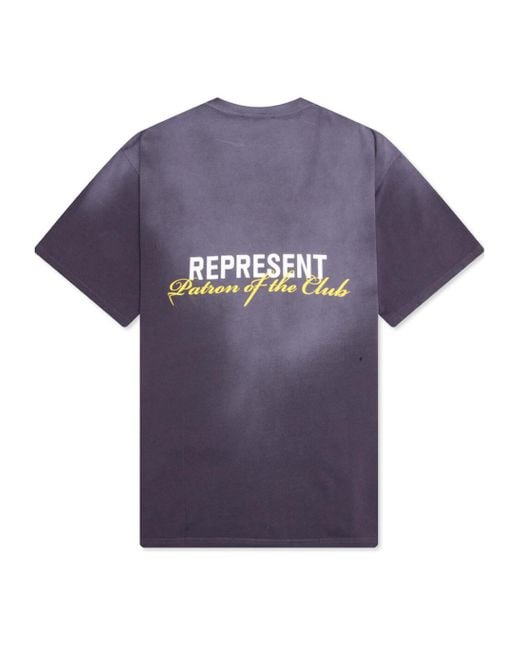 Represent Purple Patron Of The Club T-Shirt for men