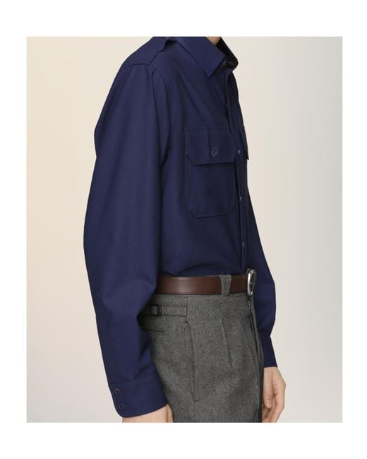 Maison Margiela Blue Shirts for men