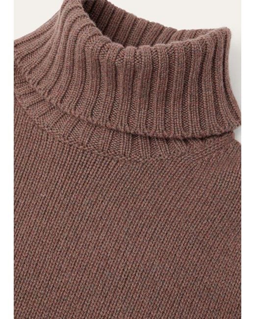 Loro Piana Brown Parksville Turtleneck