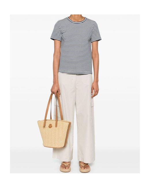 Max Mara White Belt Loops Slacks