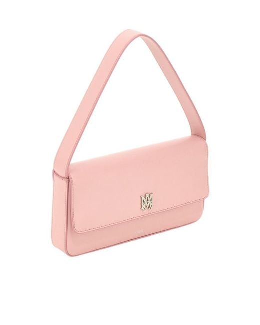 Amiri Pink Ma Millie Logo-Plaque Shoulder Bag