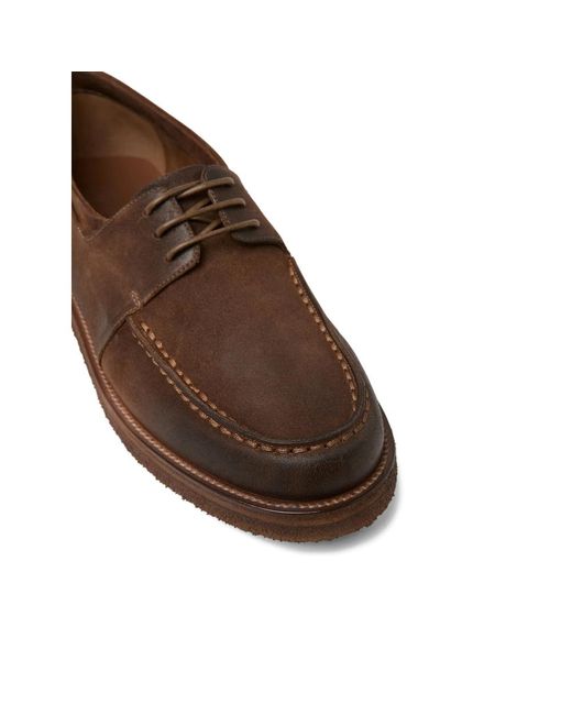 Marsèll Brown Marsèll Moccar Leather Derby Shoes for men