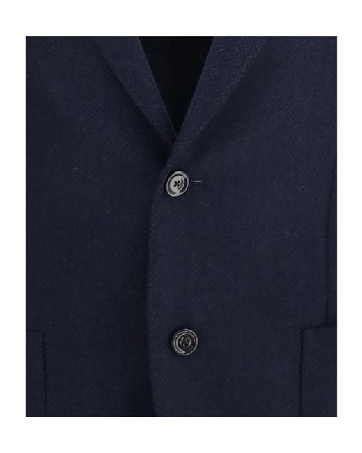 Lardini Blue Single-Breasted Jacket for men