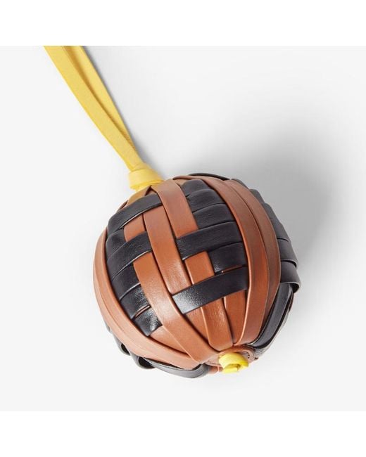 Fendi White Ff Sphera Charm for men