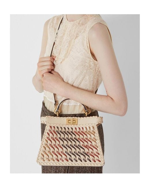 Fendi Pink Peekaboo Iseeu Small Tote Bag