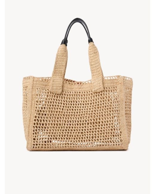 Chloé Pink Summer Banana East-West Tote Bag