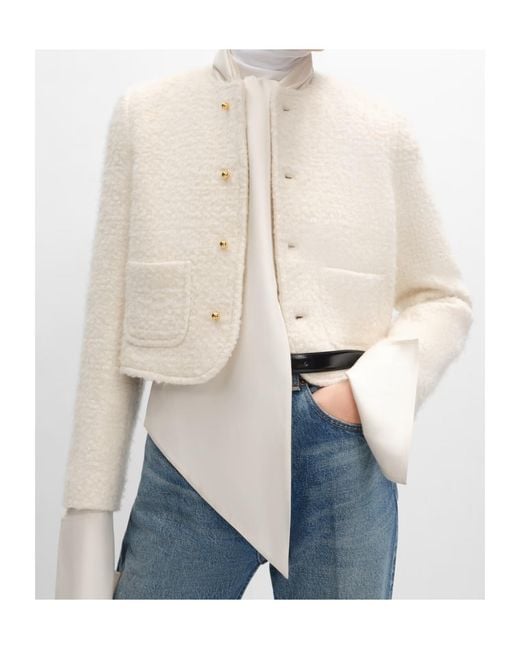 Céline White Icone Jacket